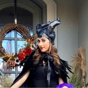 maleficent hat and shawl